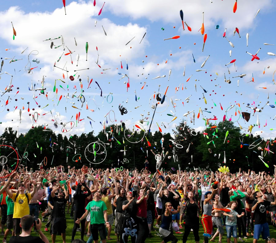 People Throwing Pins